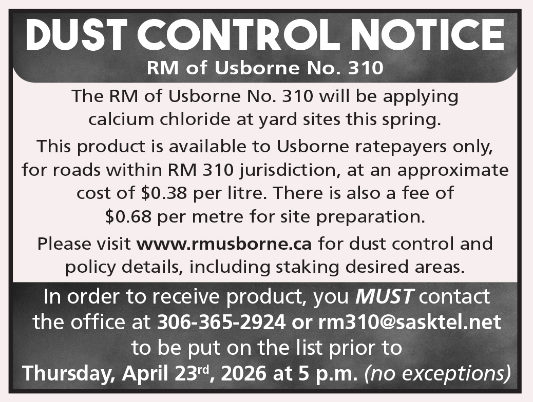 Image of Dust Control Notice